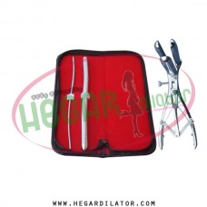 Hegar uterine dilator 2pcs set 3-4, 11-12, mathieu anal speculum