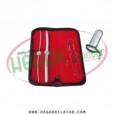 Hegar uterine dilator 2pcs set 3-4, 11-12, collin vaginal speculum large