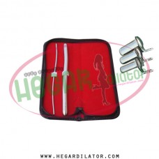 Hegar uterine dilator 2pcs set 3-4, 11-12, collin vaginal speculum 3pcs