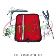 Hegar dilator Set of 2pcs 3-4, 13-14, mathieu anal speculum, grave large, collin 3pcs