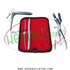 Hegar dilator Set of 2pcs 3-4, 13-14, mathieu anal speculum, grave large