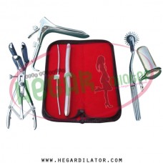 Hegar dilator Set of 2pcs 3-4, 13-14, pinwheel, mathieu speculum, grave small, collin large