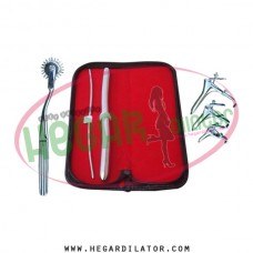 Hegar dilator Set of 2pcs 3-4, 13-14, pinwheel, grave speculum 3pcs