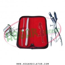 Hegar dilator Set of 2pcs 3-4, 15-16, mathieu anal speculum, collin 3pcs