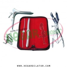 Hegar dilator Set of 2pcs 3-4, 15-16, mathieu anal speculum, grave large, collin 3pcs