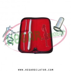 Hegar dilator Set of 2pcs 3-4, 15-16,  grave 3pcs, collin speculum small