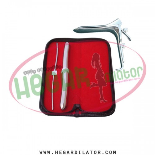 Hegar dilator Set of 2pcs 34, 1516, grave speculum medium