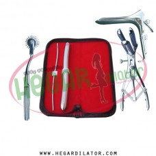 Hegar dilator Set of 2pcs 3-4, 15-16, pinwheel, mathieu speculum, grave large