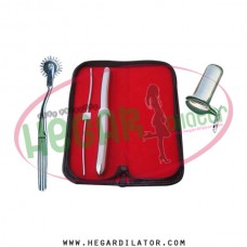 Hegar dilator Set of 2pcs 3-4, 15-16, pinwheel, collin speculum medium