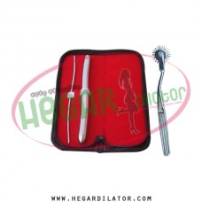 Hegar dilator Set of 2pcs 3-4, 15-16,  wartenberg pinwheel