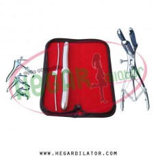 Hegar dilator Set of 2pcs 3-4, 17-18, mathieu anal speculum, grave 3pcs
