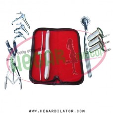 Hegar dilator Set of 2pcs 3-4, 17-18, pinwheel, mathieu speculum, grave 3pcs, collin 3pcs