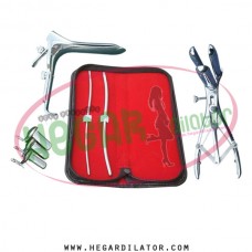 Hegar dilator Set of 2pcs 3-4, 11-12, pinwheel, mathieu speculum, grave small, collin 3pcs