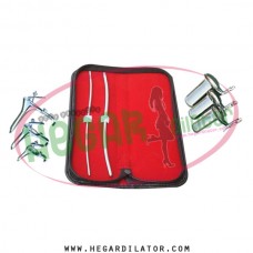 Hegar uterine dilator 3-4, 5-6, grave speculum 3pcs, collin 3pcs