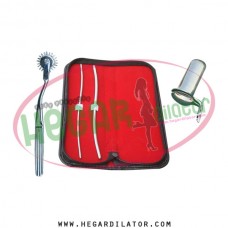 Hegar uterine dilator 3-4, 5-6, wartenberg pinwheel, collin medium