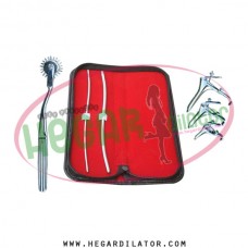 Hegar uterine dilator 3-4, 5-6, wartenberg pinwheel, grave 3pcs