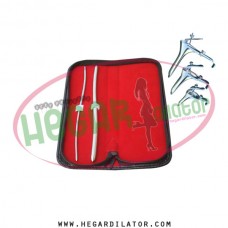 Hegar uterine dilator 3-4, 7-8, grave vaginal speculum 3pcs