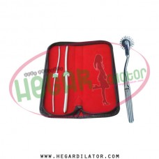 Hegar uterine dilator 3-4, 7-8, wartenberg pinwheel