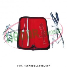 Hegar uterine dilator 3-4, 9-10, mathieu anal speculum, grave 3pcs