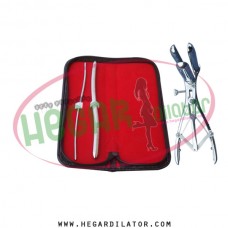 Hegar uterine dilator 3-4, 9-10, mathieu anal speculum