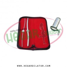 Hegar uterine dilator 3-4, 9-10, collin vaginal speculum small