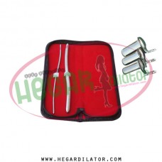 Hegar uterine dilator 3-4, 9-10, collin vaginal speculum 3pcs