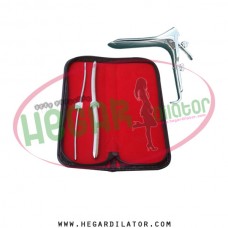 Hegar uterine dilator 3-4, 9-10, grave vaginal speculum small