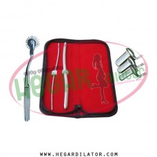 Hegar uterine dilator 3-4, 9-10, pinwheel, collin 3pcs