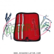 Hegar dilator Set of 2pcs 7-8, 9-10mm, mathieu, grave 3pieces