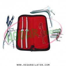 Hegar dilator Set of 2pcs 7-8, 9-10mm, mathieu, grave large, collin 3 pieces