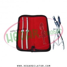 Hegar dilator Set of 2pcs 7-8, 9-10 mm, mathieu speculum