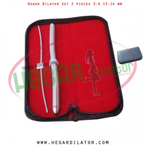 Hegar dilator set 2 pieces 34 and 1314 mm