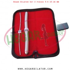 Hegar dilator set 2 pieces 3-4 and 15-16 mm