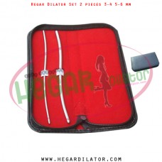 Hegar dilator set 2 pieces 3-4 and 5-6 mm