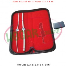 Hegar dilator set 2 pieces 3-4 and 7-8 mm