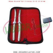 Hegar dilator set 2 pieces 11-12 and 13-14 mm