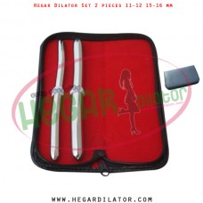 Hegar dilator set 2 pieces 11-12 and 15-16 mm