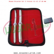 Hegar dilator set 2 pieces 11-12 and 17-18 mm