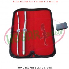 Hegar dilator set 2 pieces 5-6 and 11-12 mm