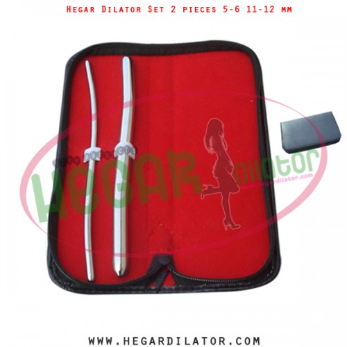 Hegar dilator set 2 pieces 56 and 1112 mm