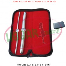 Hegar dilator set 2 pieces 5-6 and 15-16 mm