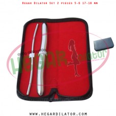 Hegar dilator set 2 pieces 5-6 and 17-18 mm