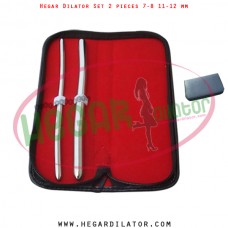 Hegar dilator set 2 pieces 7-8 and 11-12 mm