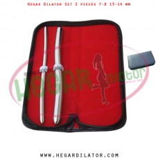 Hegar dilator set 2 pieces 7-8 and 13-14 mm