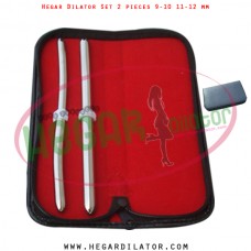 Hegar dilator set 2 pieces 9-10 and 11-12 mm