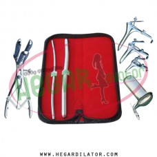 Hegar dilator Set of 2pieces, 5-6, 11-12, mathieu speculum, grave 3pcs, collin large