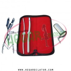 Hegar dilator Set of 2pieces, 5-6, 11-12, mathieu speculum, collin large