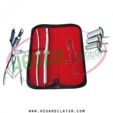 Hegar dilator Set of 2pieces, 5-6, 11-12, mathieu speculum, collin 3pcs
