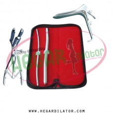 Hegar dilator Set of 2pieces, 5-6, 11-12, mathieu speculum, grave speculum large