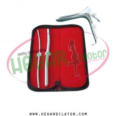Hegar dilator Set of 2pcs 5-6, 11-12, grave speculum large